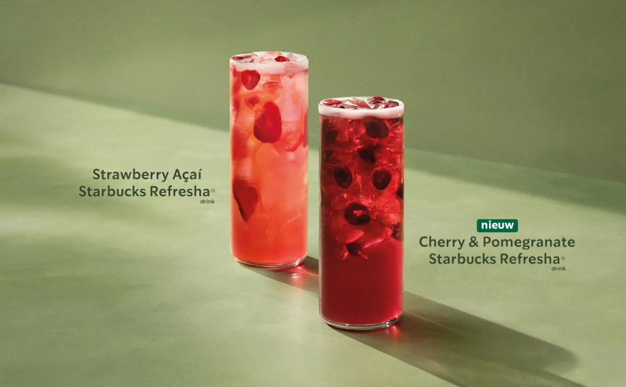 2 Refresha on green background